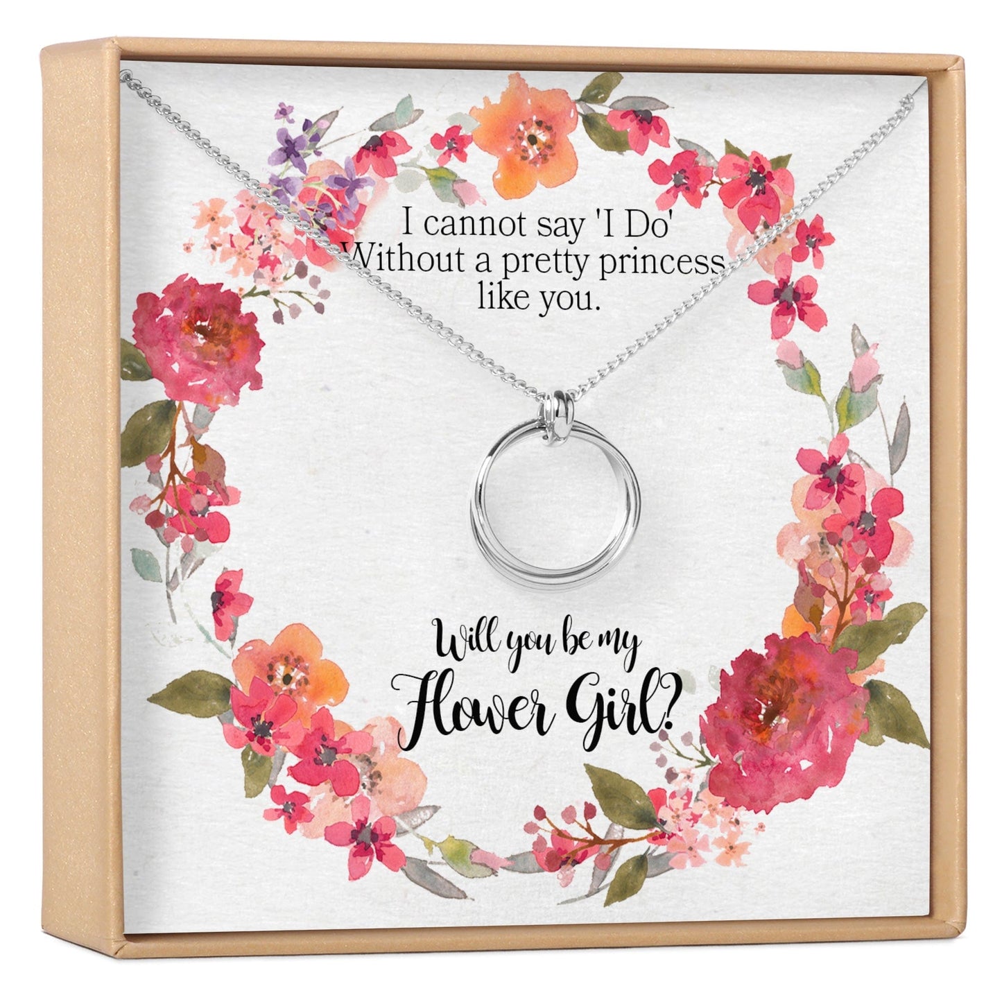 Flower Girl Necklace, Multiple Styles
