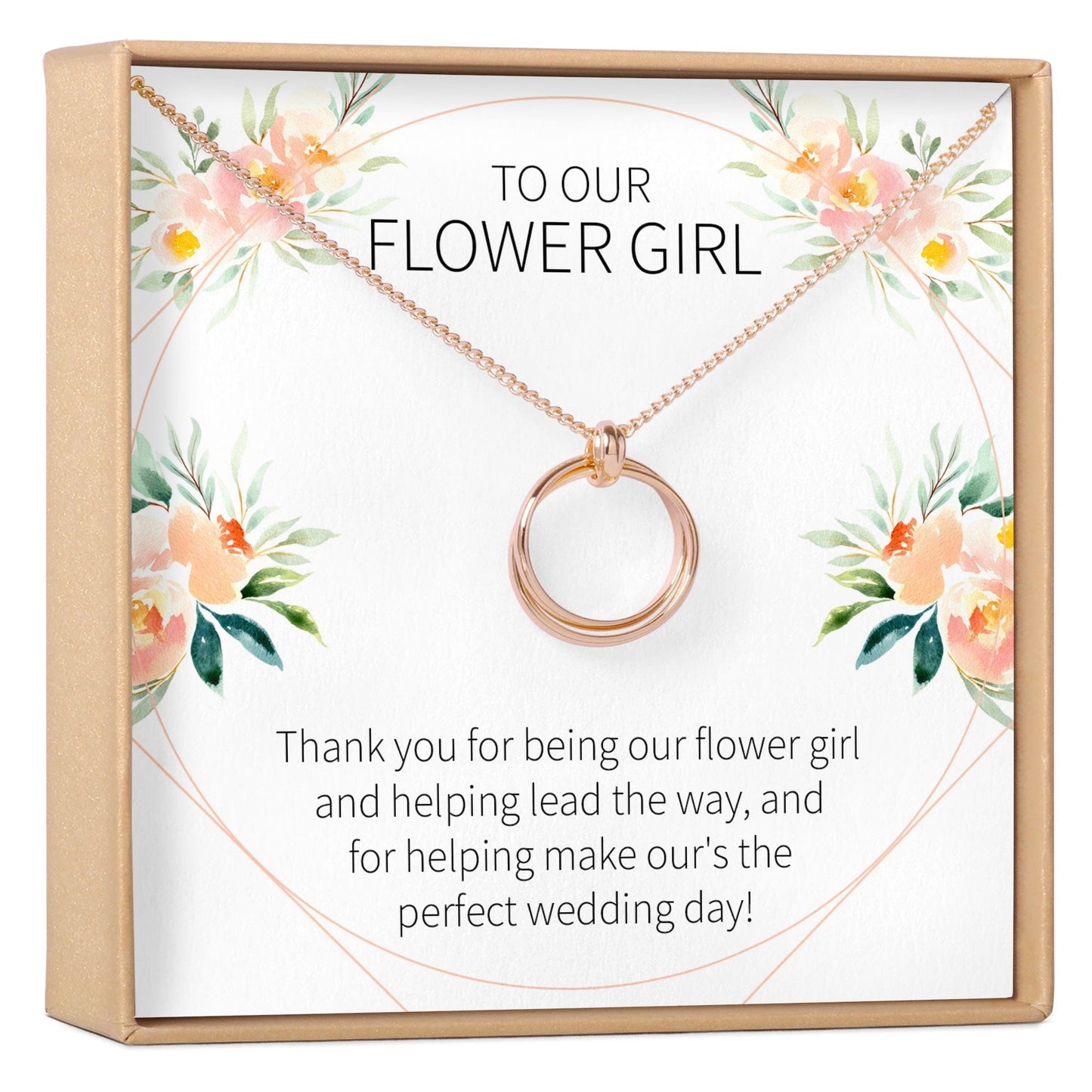 Flower Girl Necklace, Multiple Styles