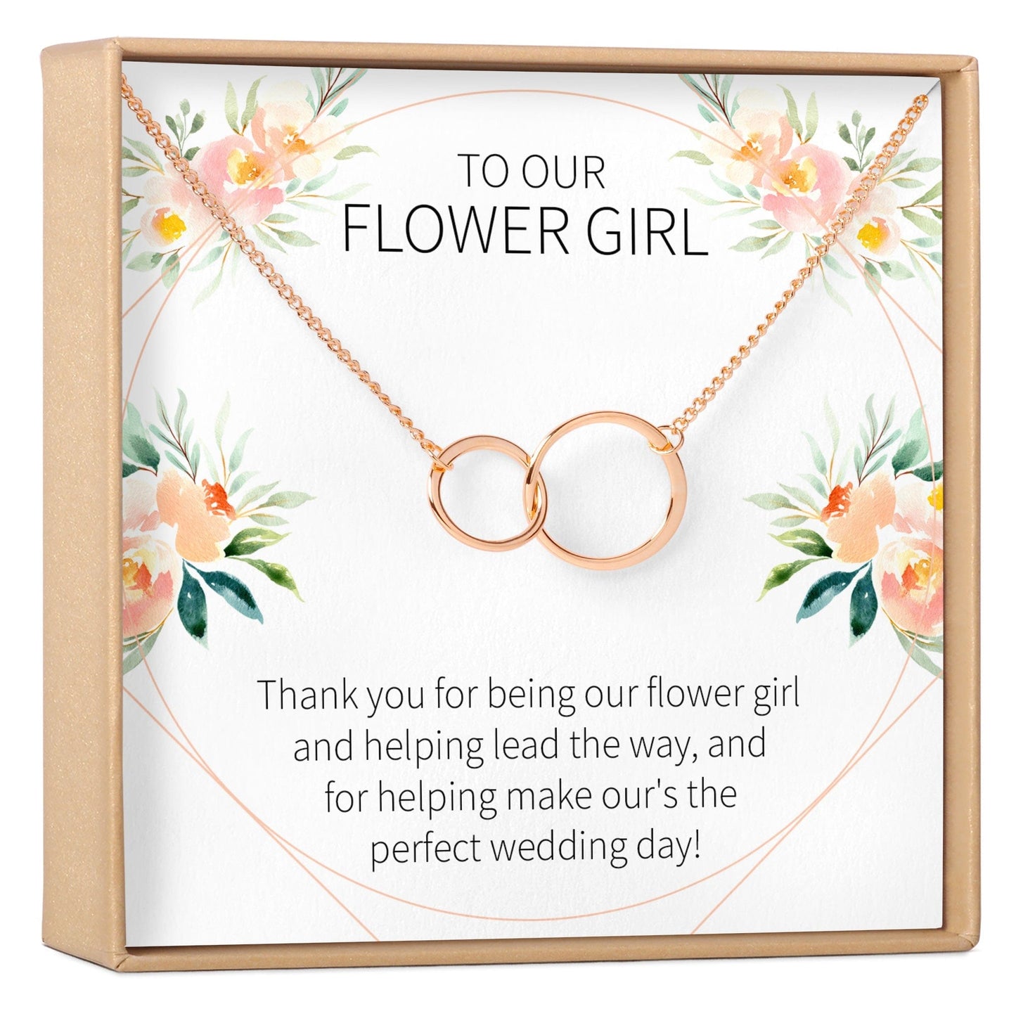 Flower Girl Necklace, Multiple Styles