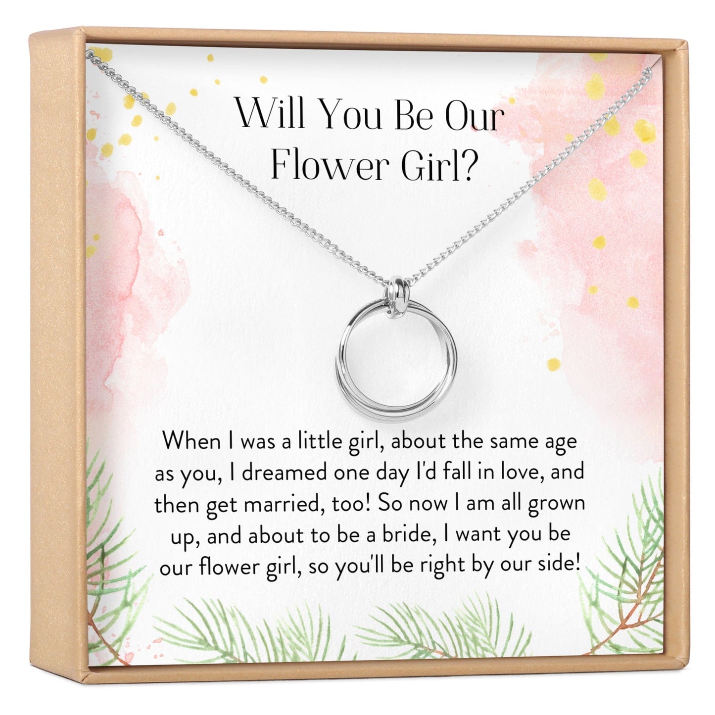 Flower Girl Necklace, Multiple Styles