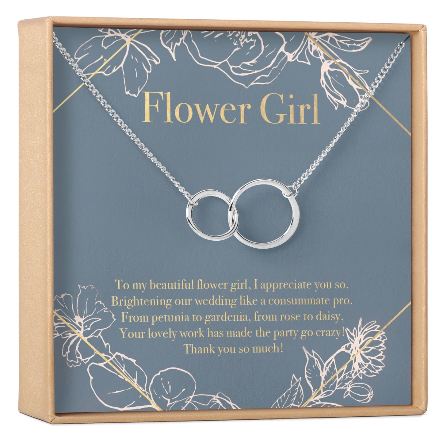 Flower Girl Necklace, Multiple Styles