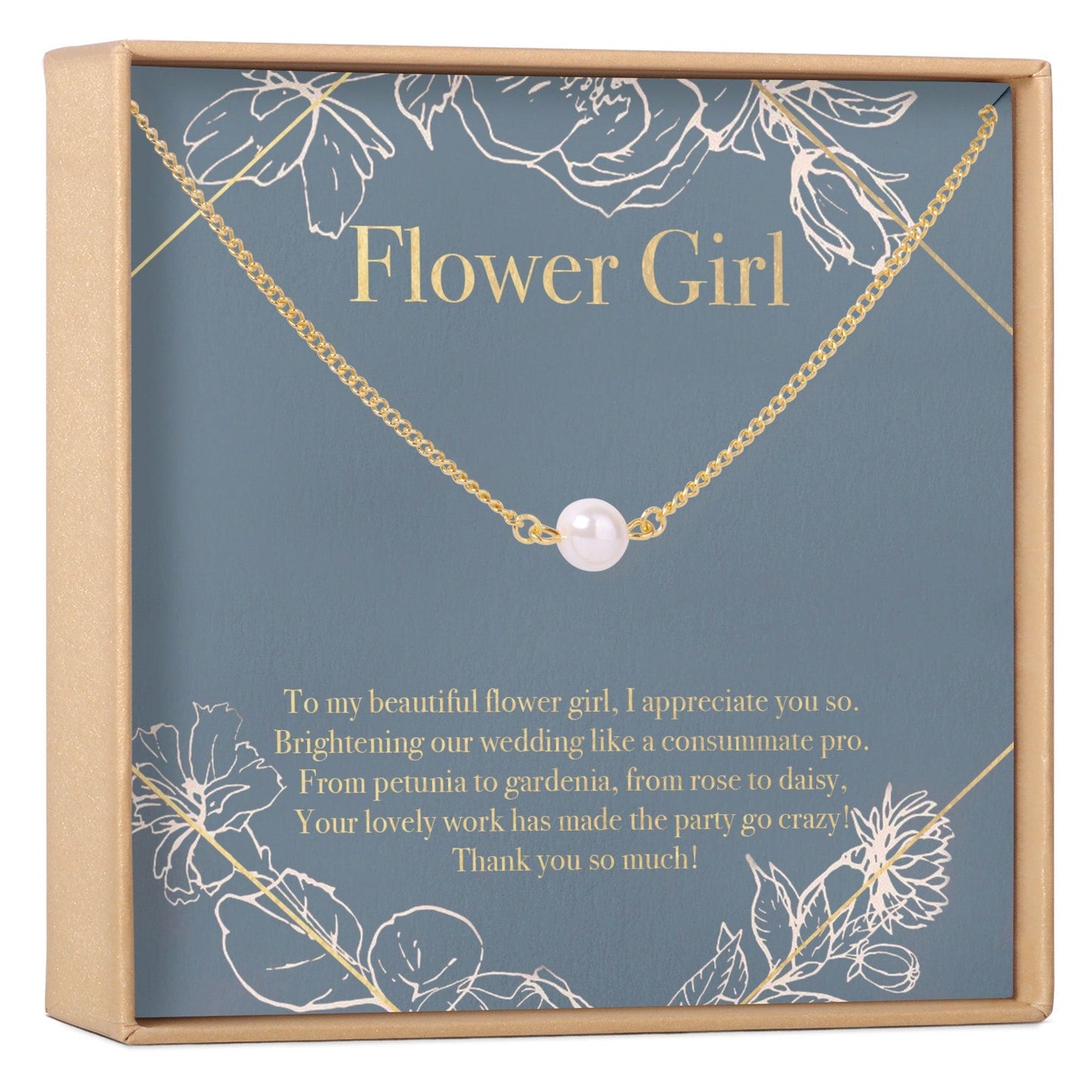 Flower Girl Necklace, Multiple Styles