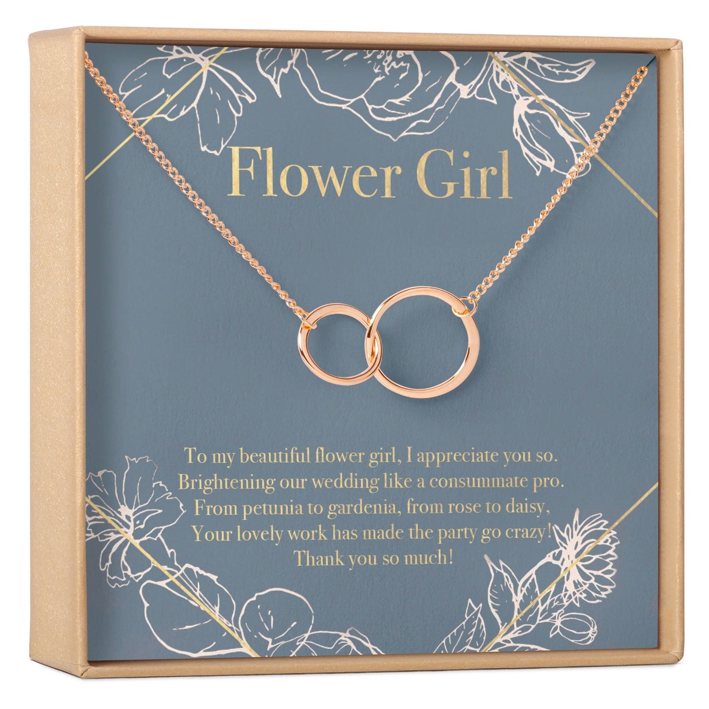 Flower Girl Necklace, Multiple Styles