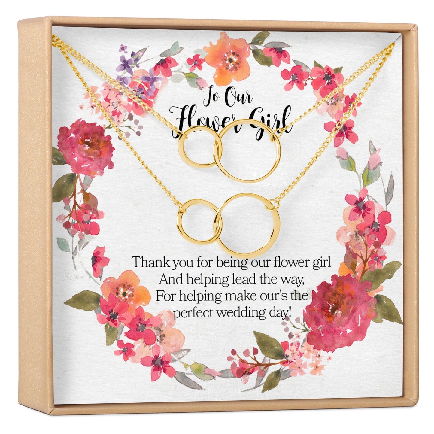 Flower Girl Necklace, Multiple Styles