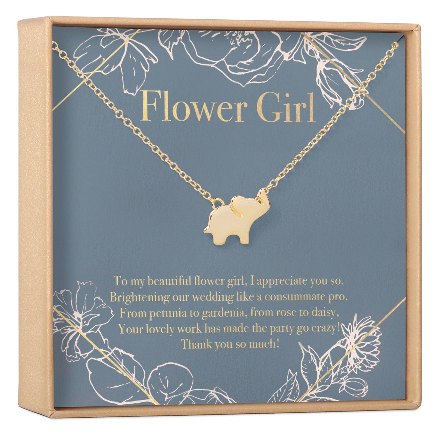 Flower Girl Necklace, Multiple Styles