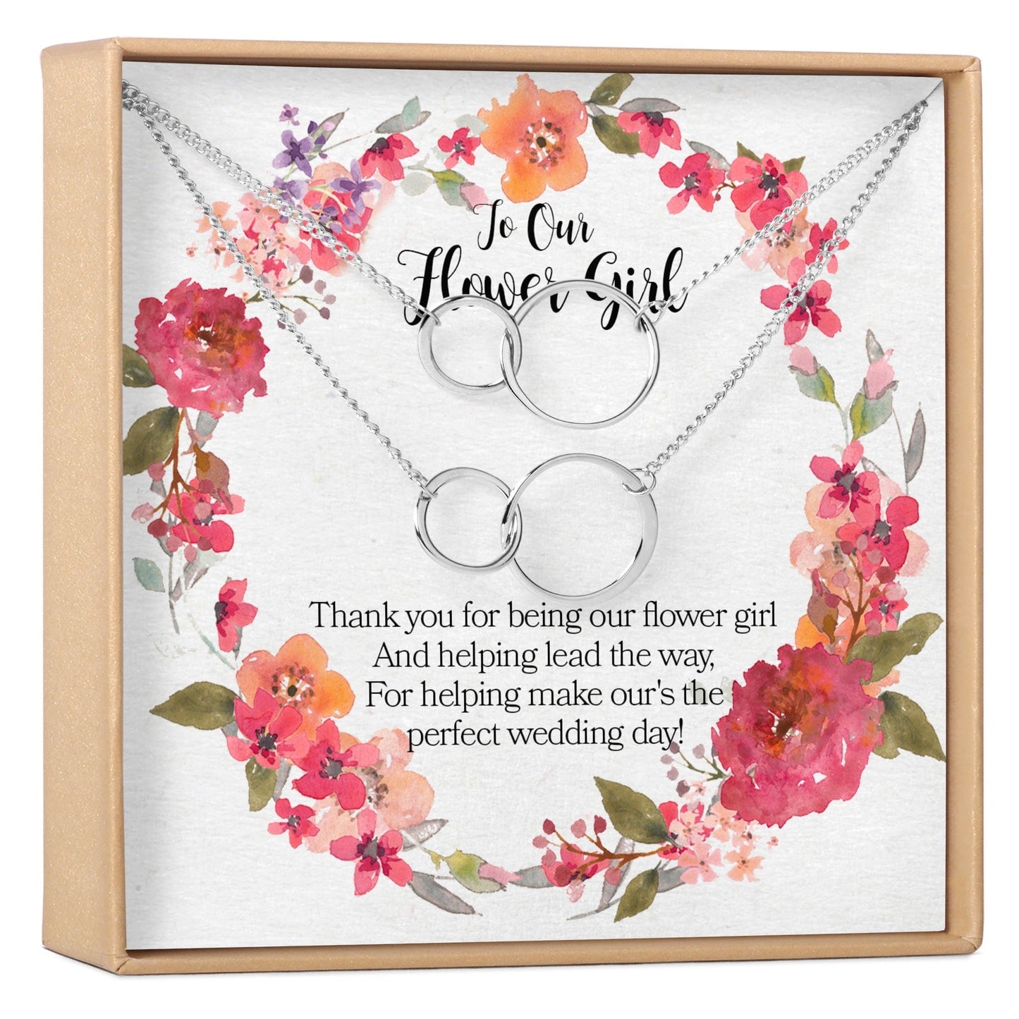 Flower Girl Necklace, Multiple Styles