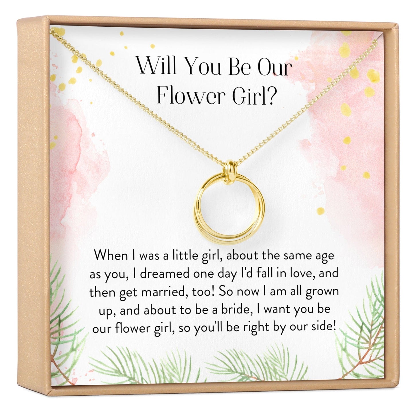 Flower Girl Necklace, Multiple Styles