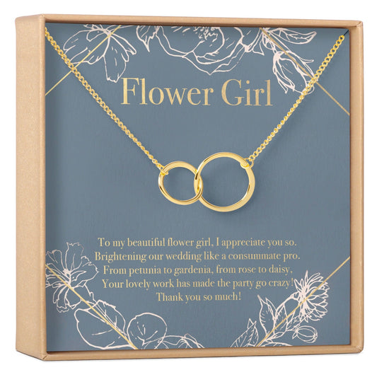 Flower Girl Necklace, Multiple Styles