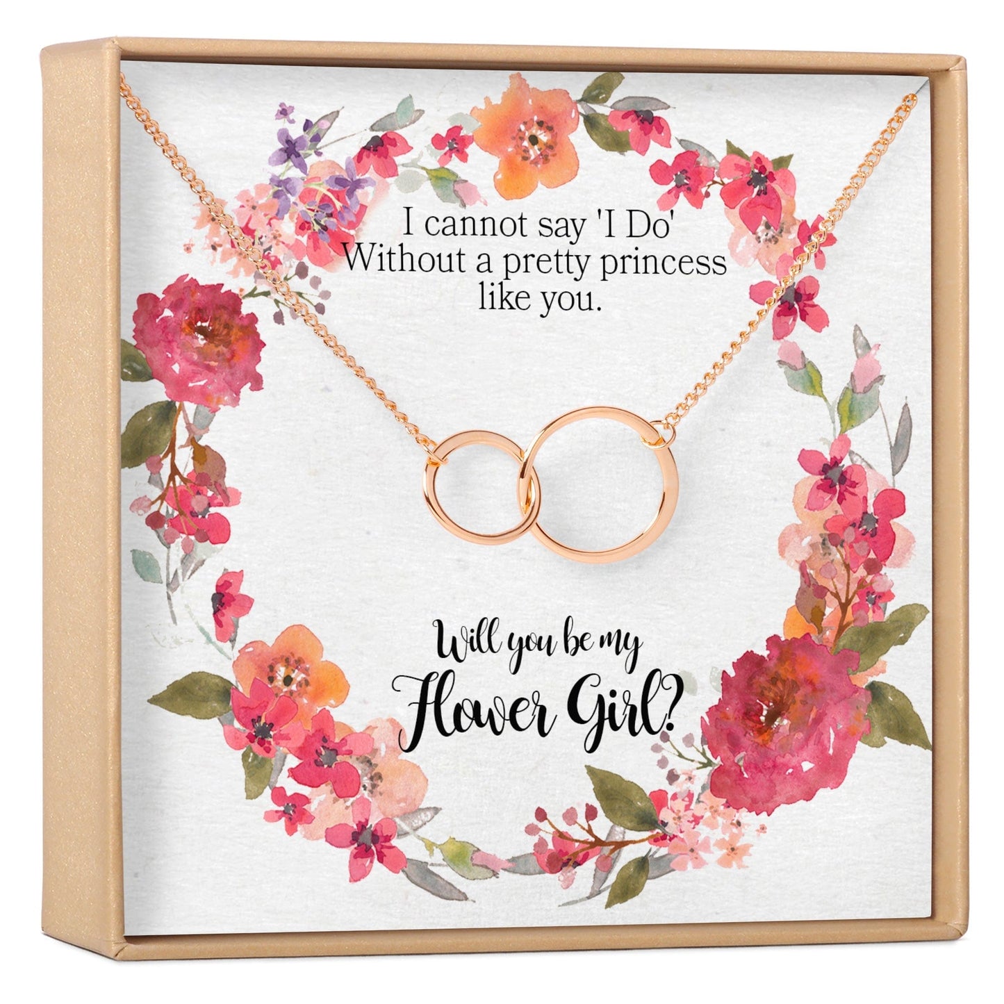 Flower Girl Necklace, Multiple Styles