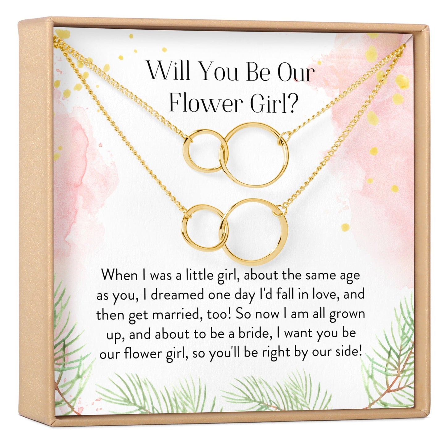 Flower Girl Necklace, Multiple Styles