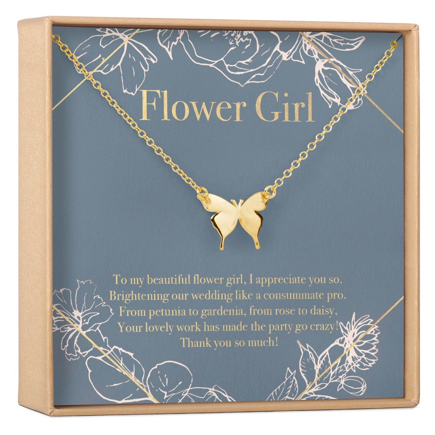 Flower Girl Necklace, Multiple Styles