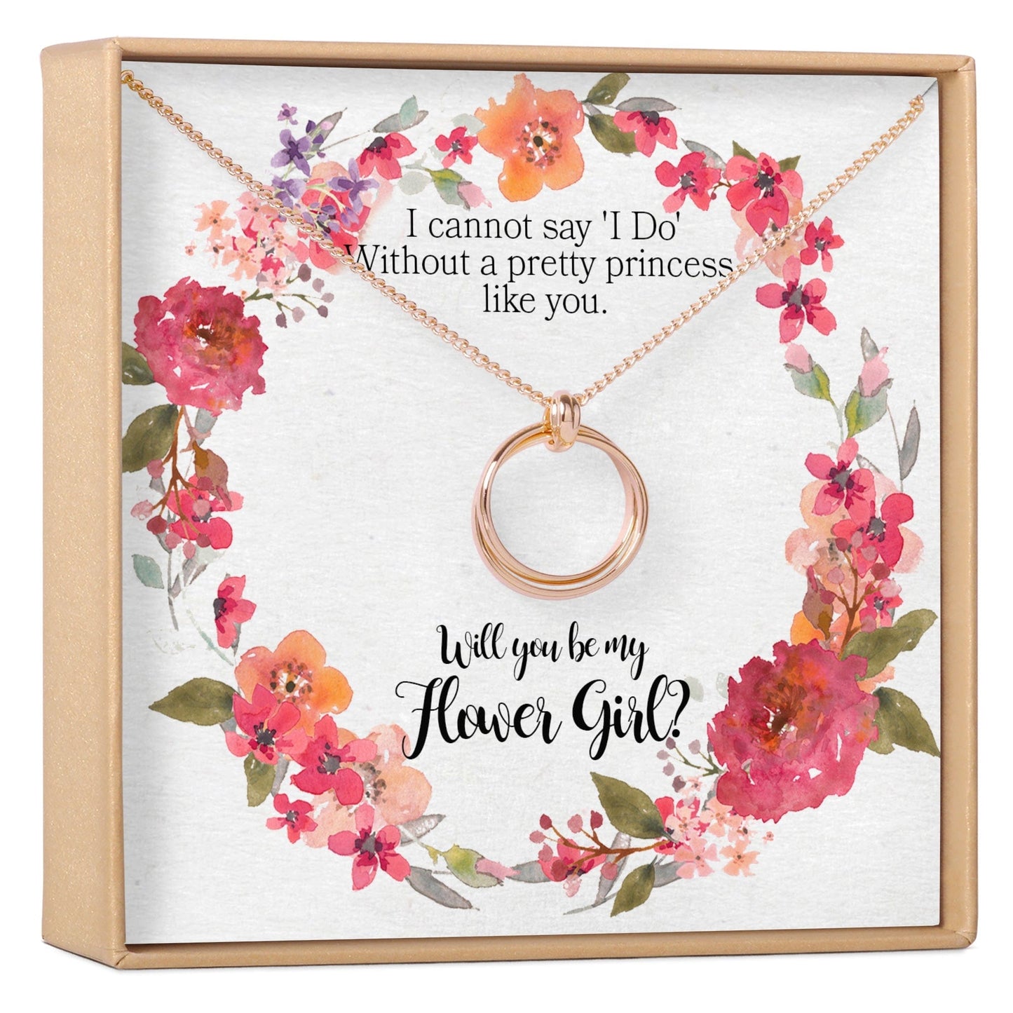 Flower Girl Necklace, Multiple Styles