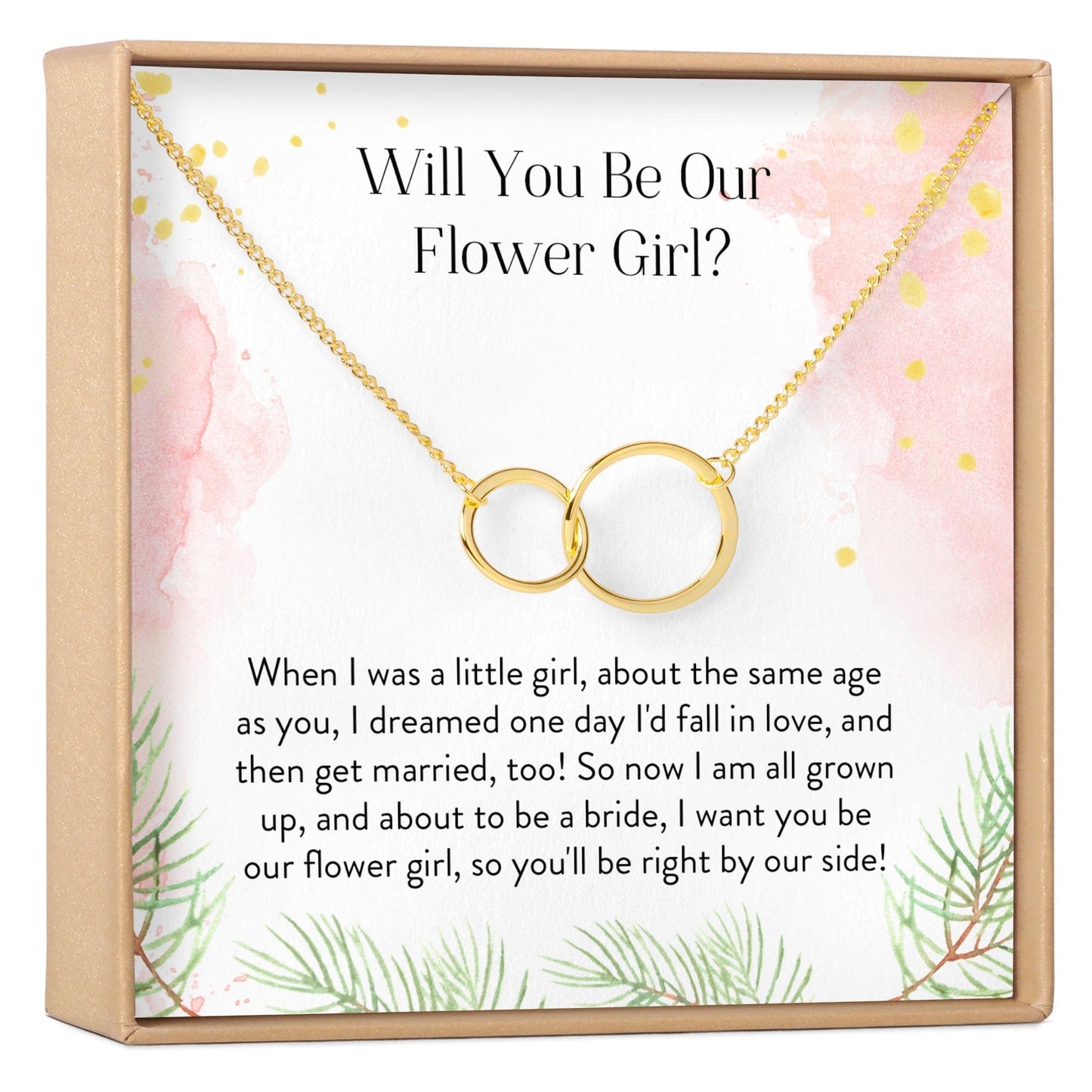 Flower Girl Necklace, Multiple Styles