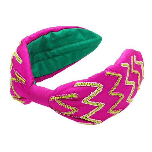 Zigzag Chevron Patterned Headband