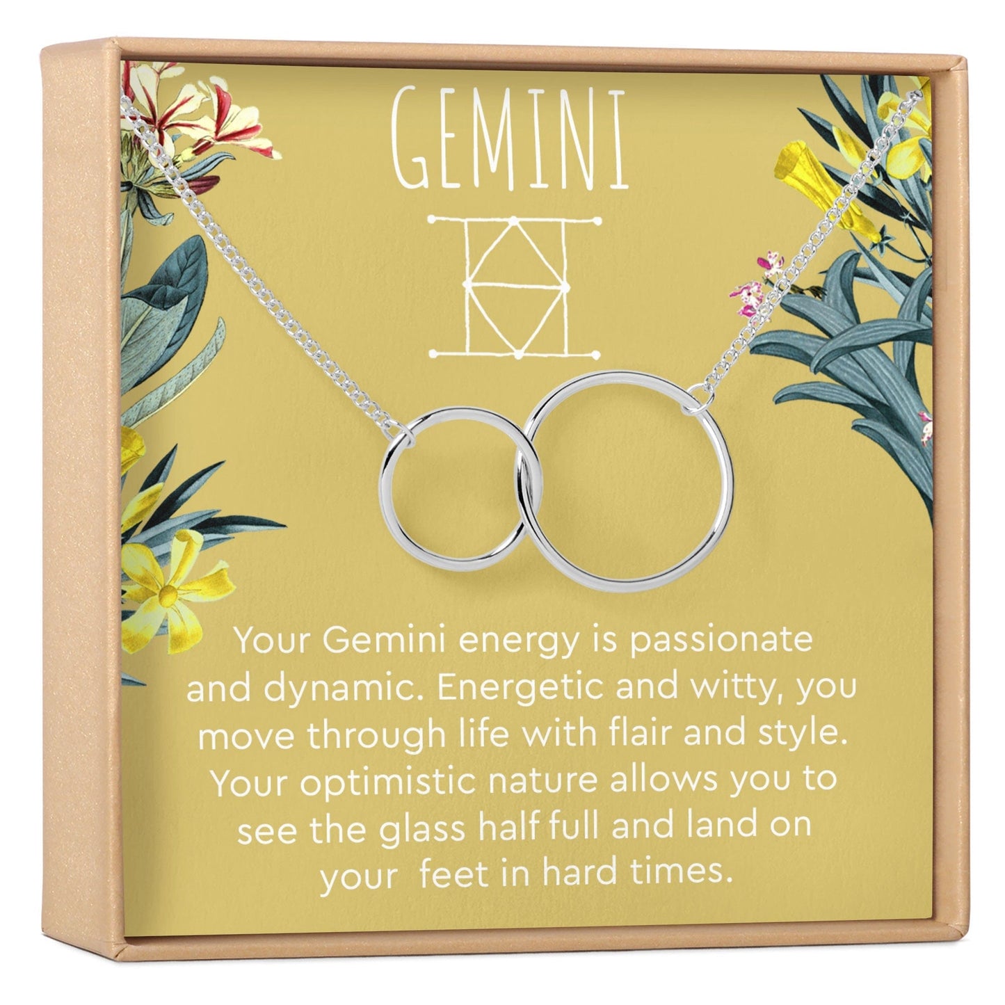 Gemini Zodiac Gift Necklace
