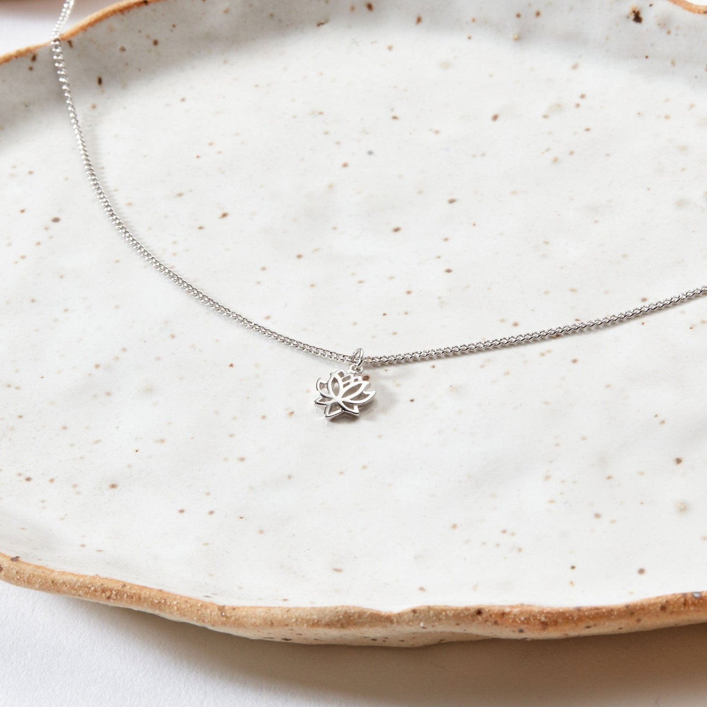 Gifts for Women with Cancer Lotus Necklace