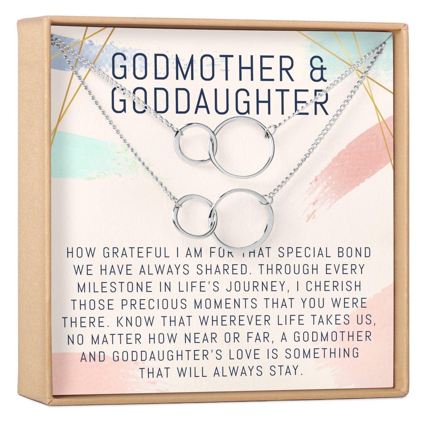 Godmother-Goddaughter Necklace, Multiple Styles Jewelry