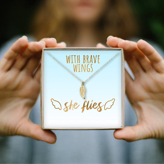 Graduation Wing Necklace