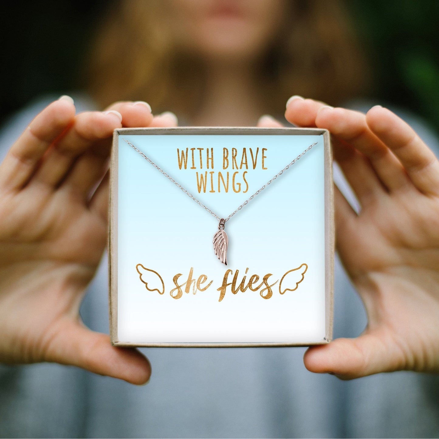 Graduation Wing Necklace