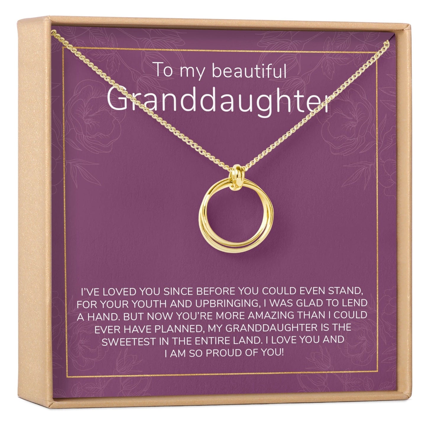 Granddaughter Necklace, Multiple Styles