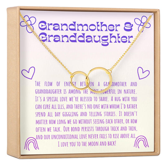 Grandmother & Granddaughter Necklace, Multiple Styles