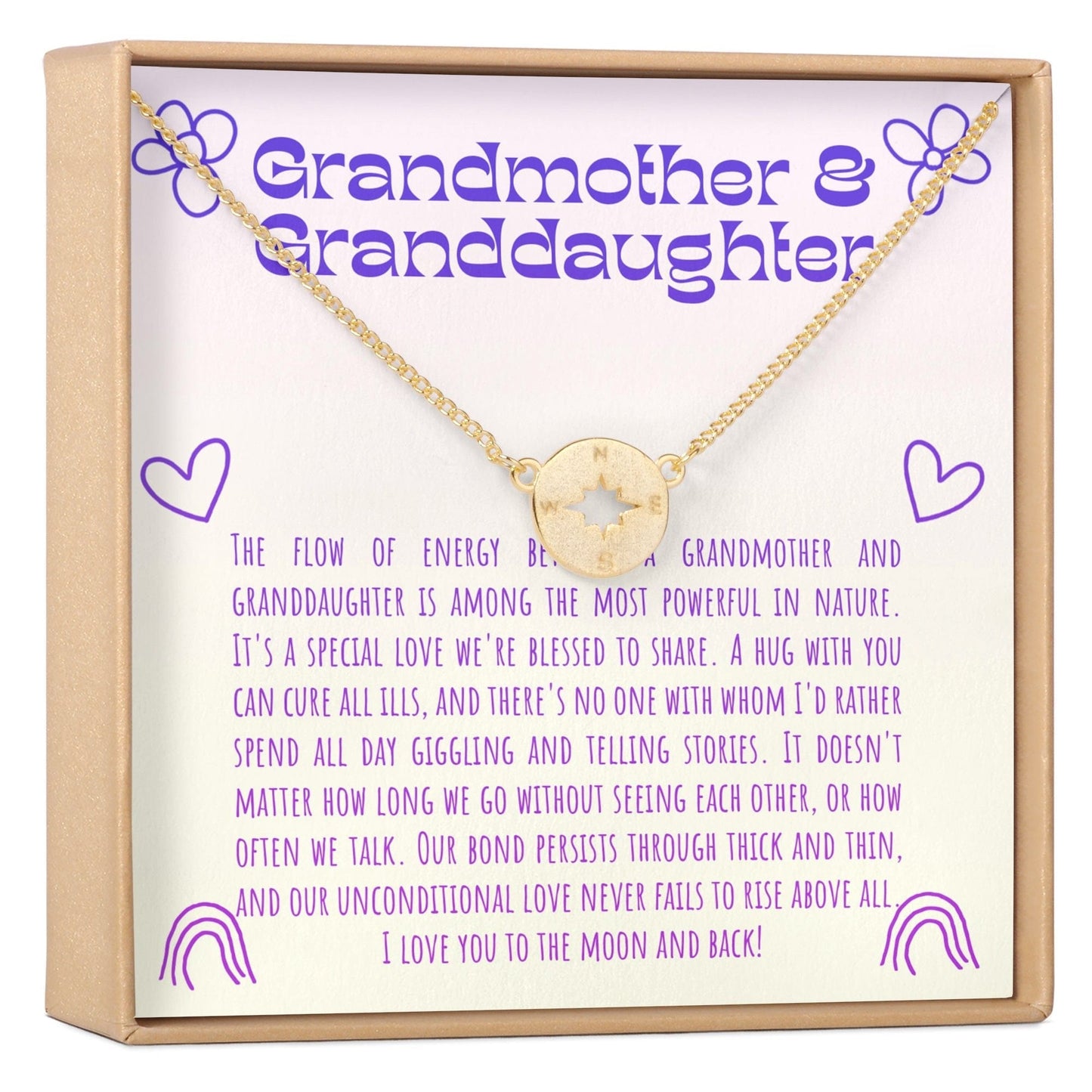 Grandmother & Granddaughter Necklace, Multiple Styles
