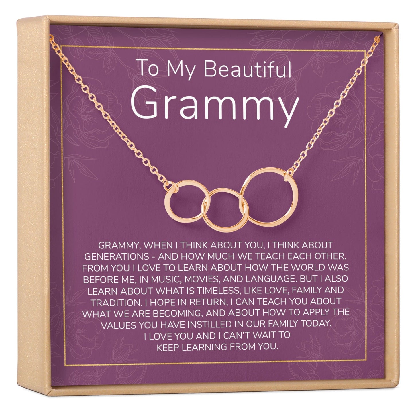 Grandmother Necklace, Multiple Styles