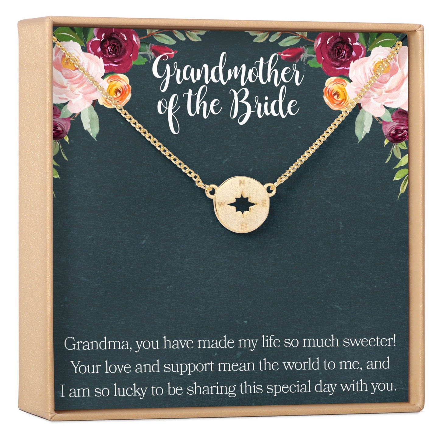 Grandmother of the Bride Necklace, Multiple Styles