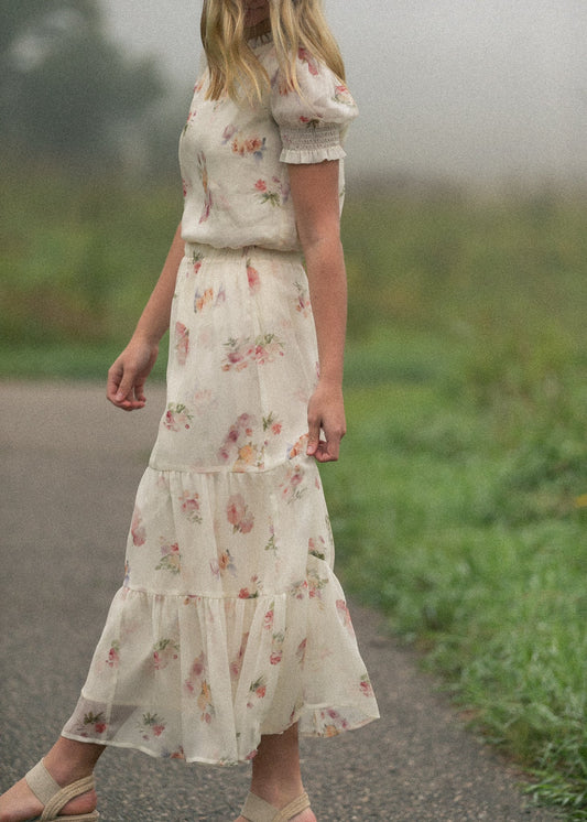 Helena Tiered Maxi Skirt Dress