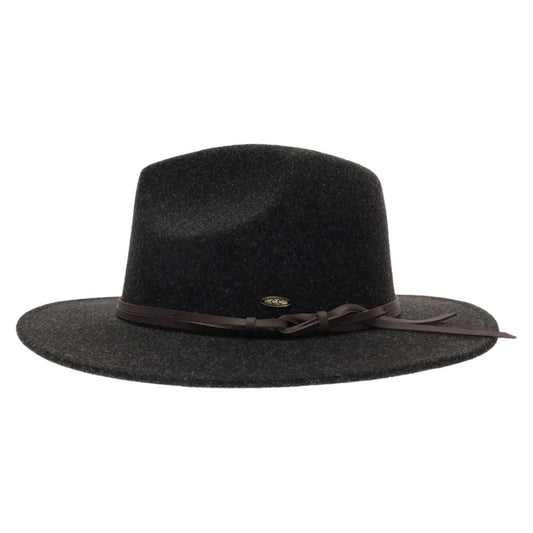 Hitch Knot Trim Vegan Fabric C.C Panama HAT