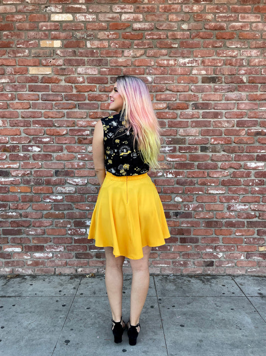 Marigold Skater Skirt
