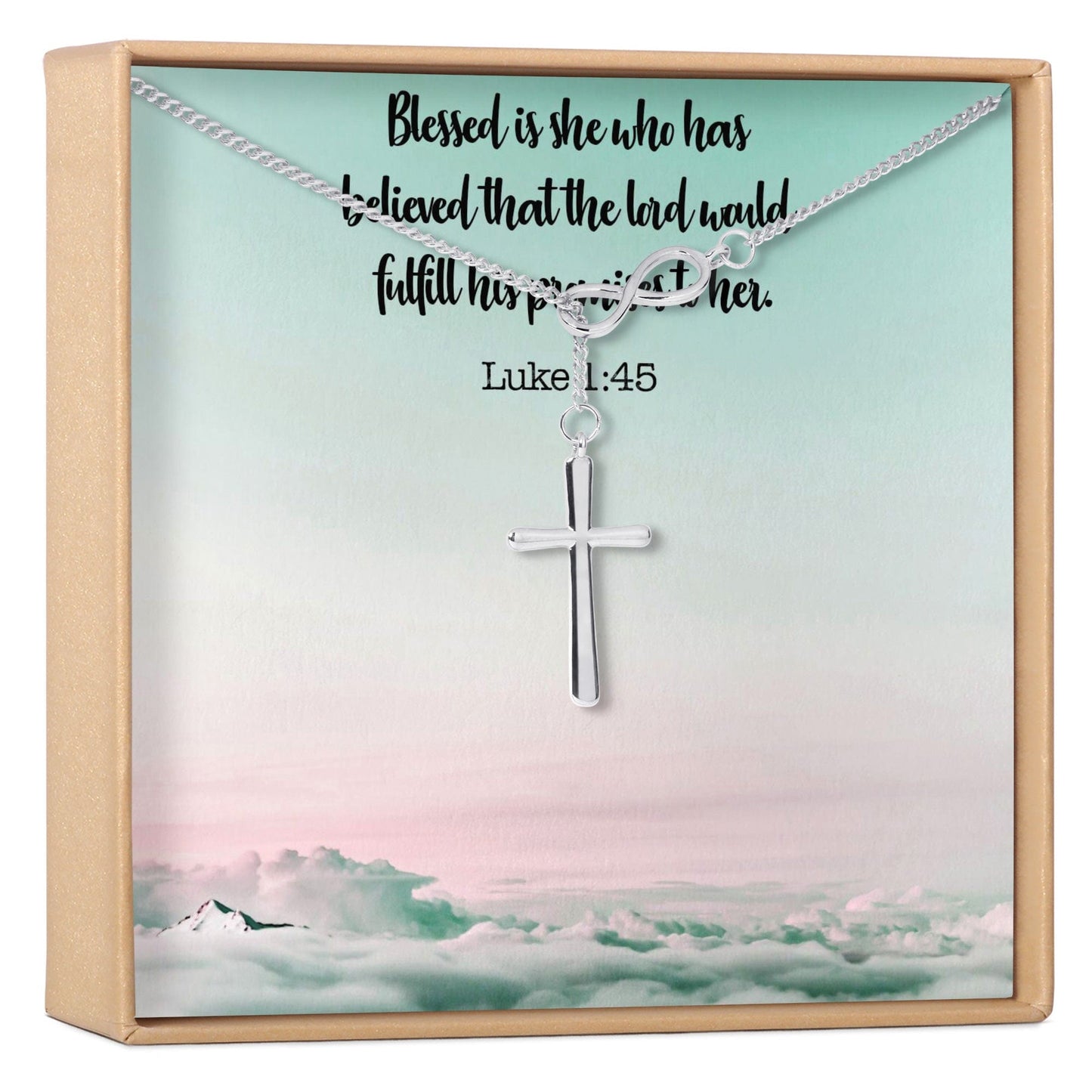 Infinity Cross Necklace