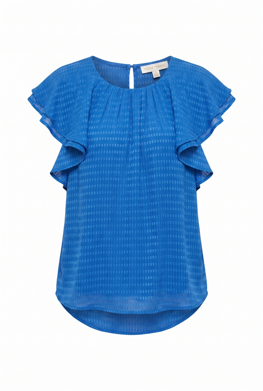 WAVE WHISPERS WOVEN TOP