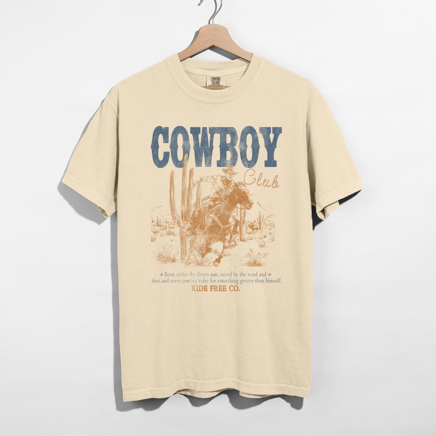 Cowboy Club Graphic Tee – Western Cowboy Shirt