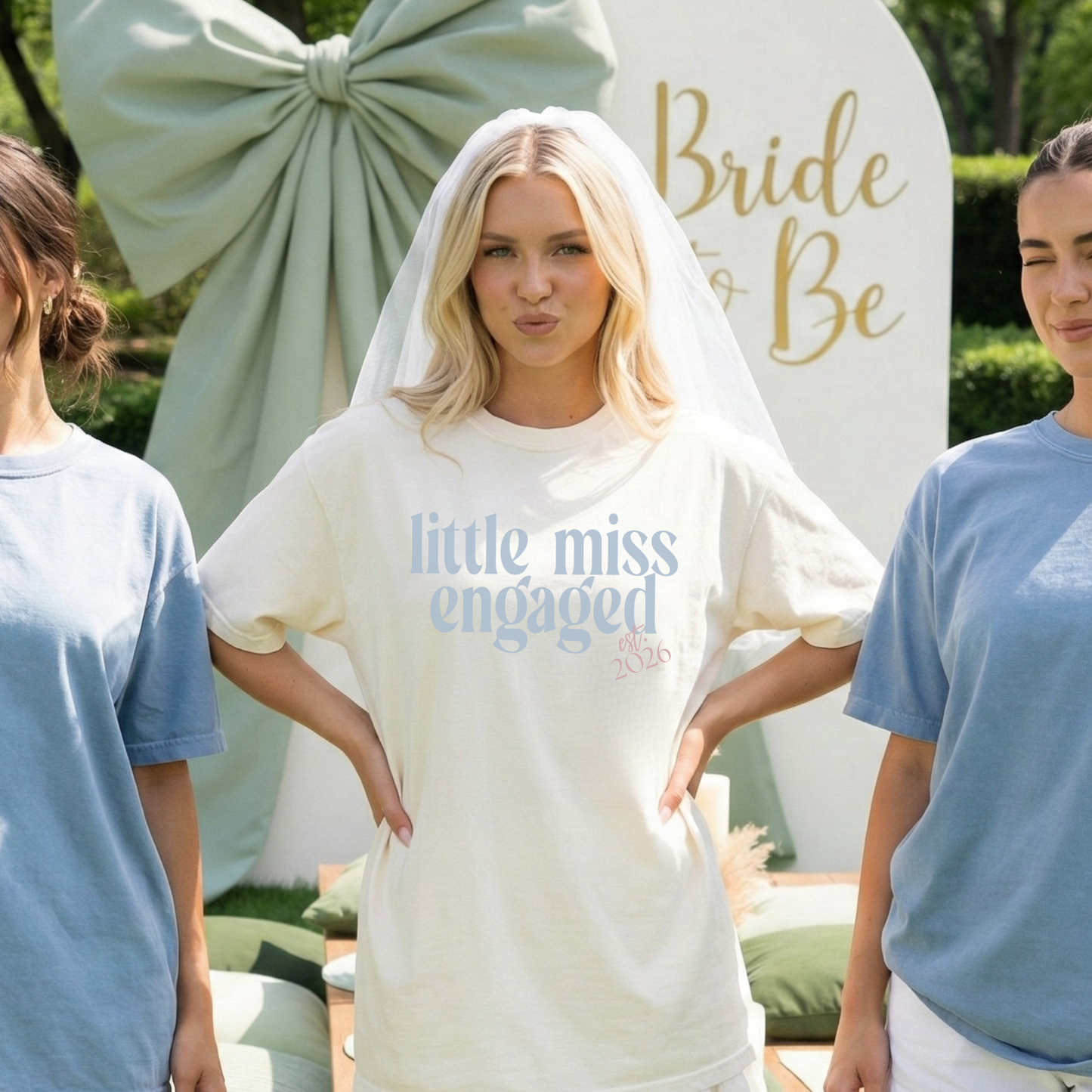 Little Miss Engaged Est. 2026 T-Shirt