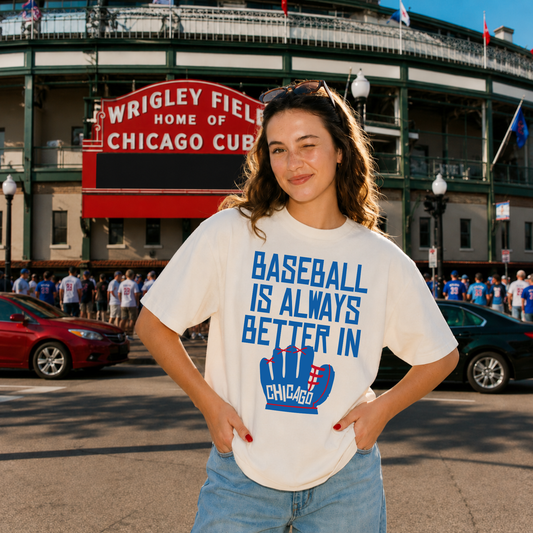 Baseball Is Always Better In Chicago Tee