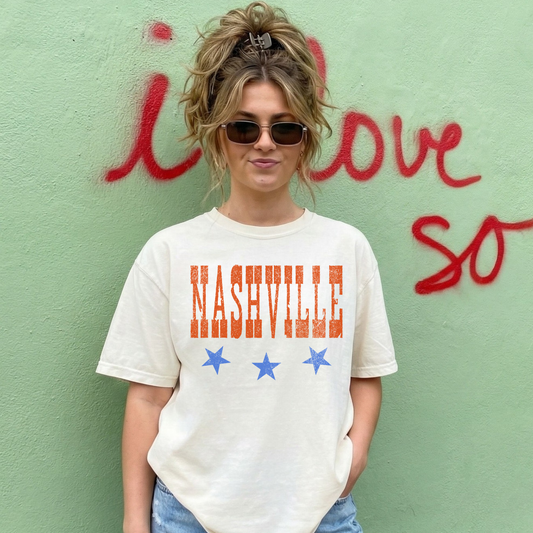 Nashville Graphic Tee – Western Vintage Nashville Shirt