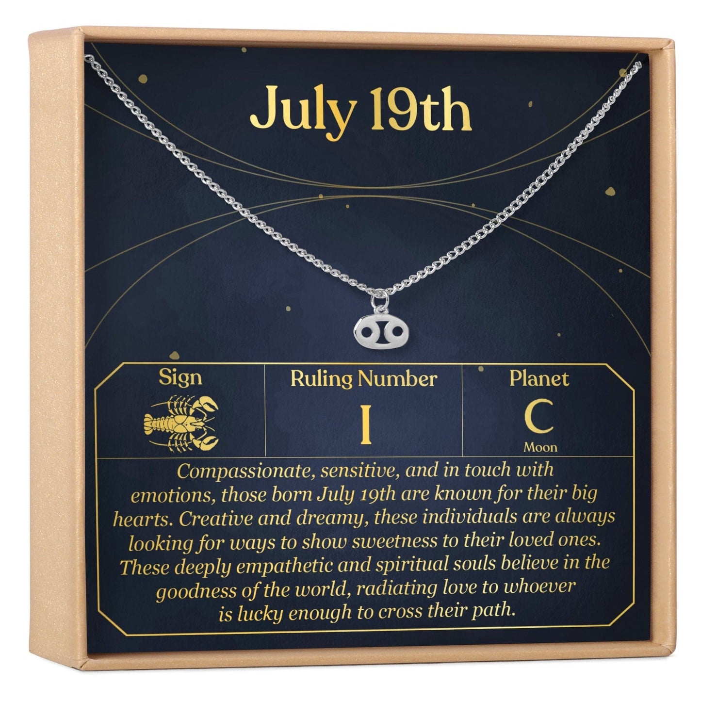 July 19th Cancer Necklace