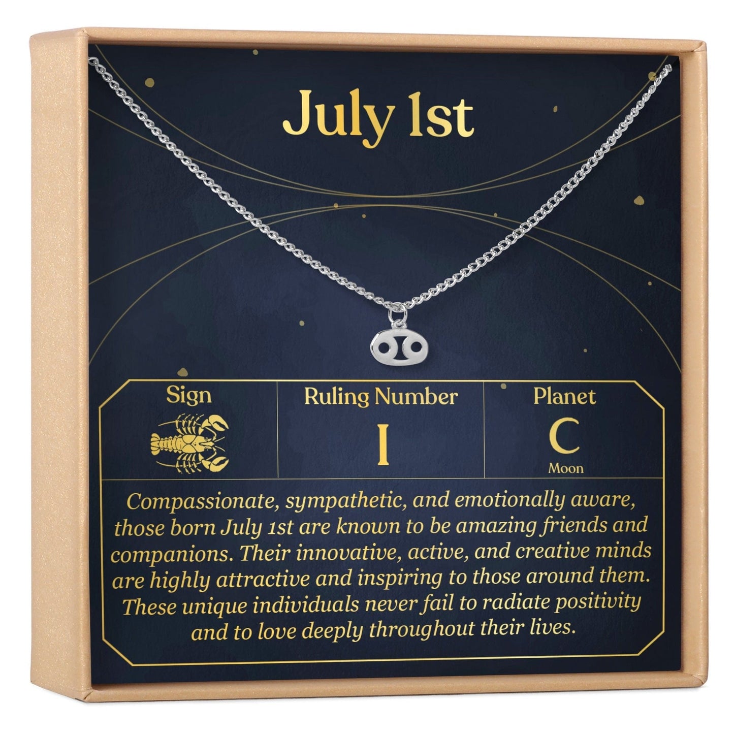July 1st Cancer Necklace