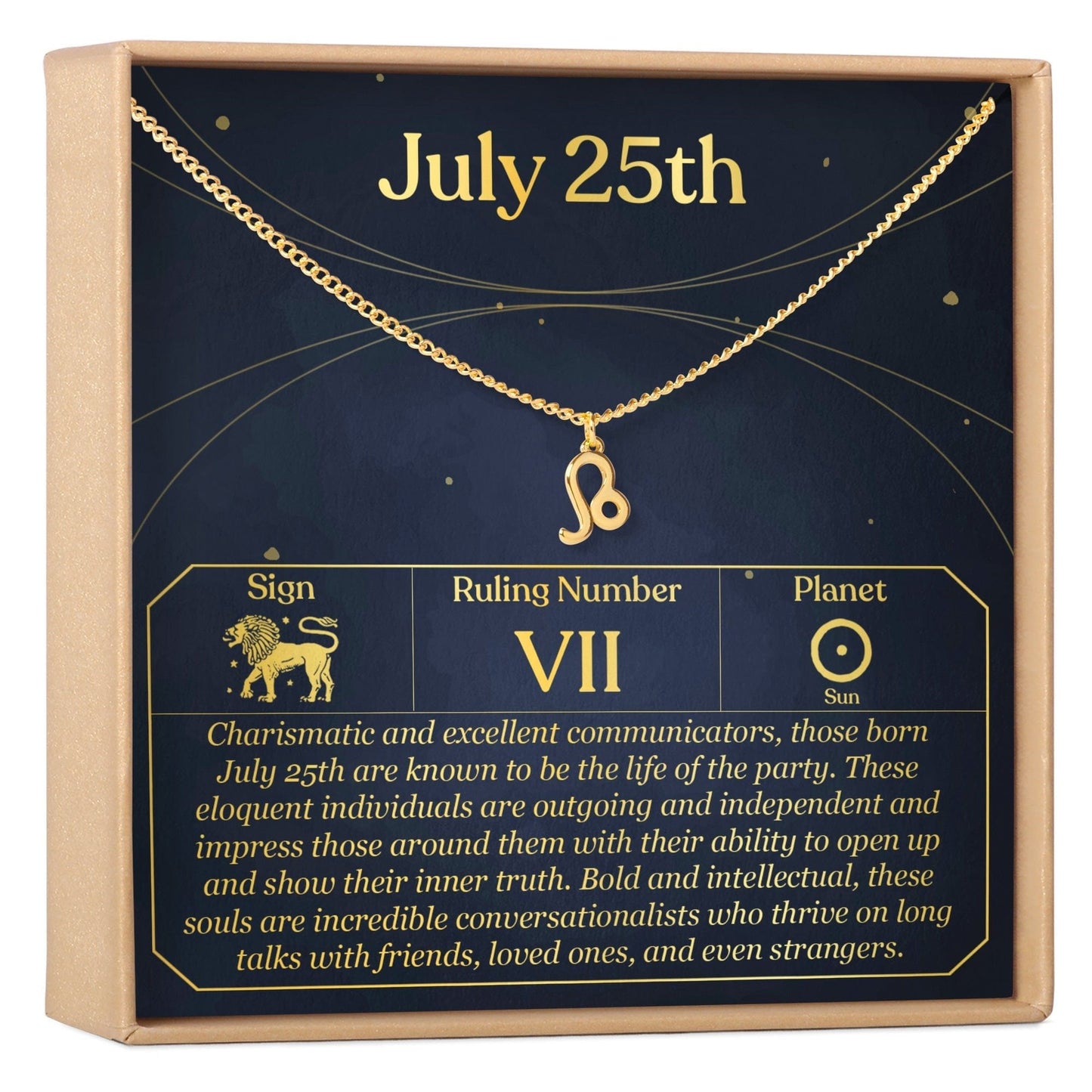 July 25th Leo Necklace