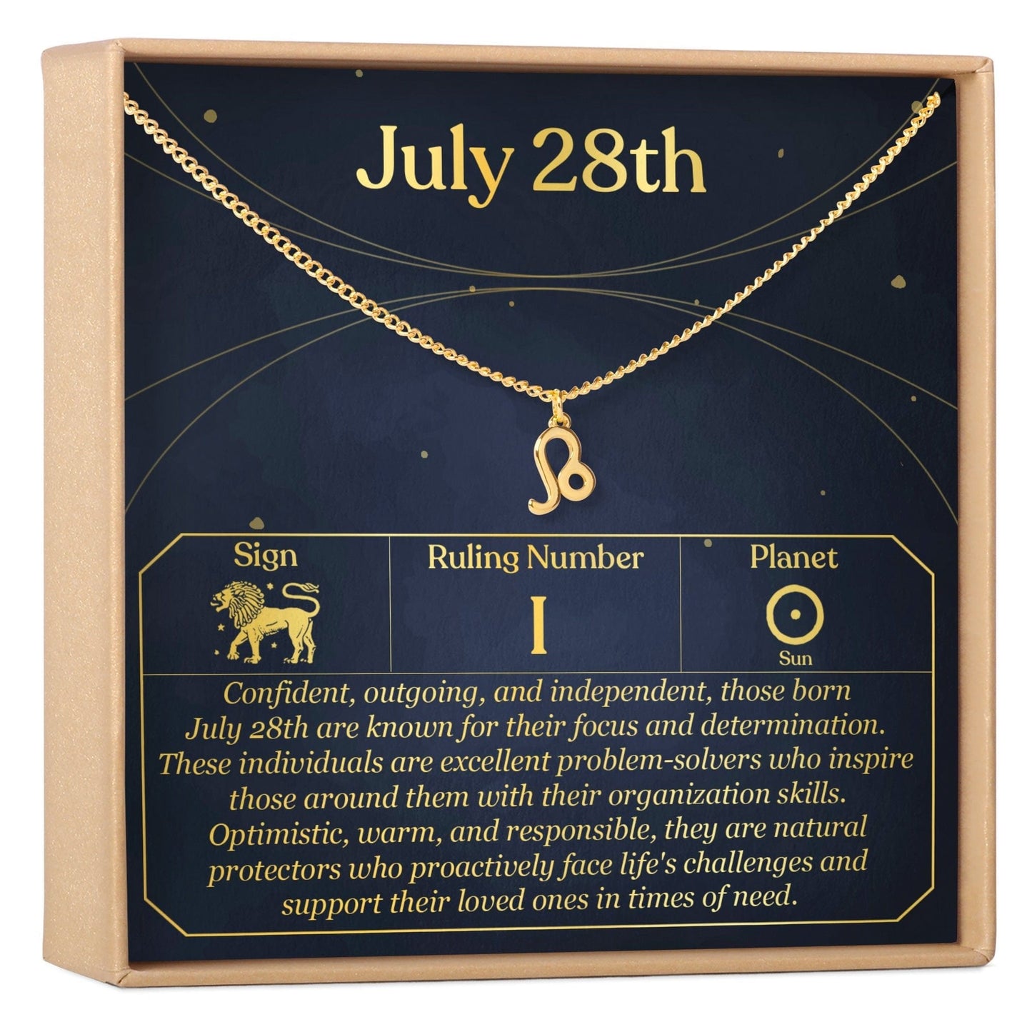 July 28th Leo Necklace