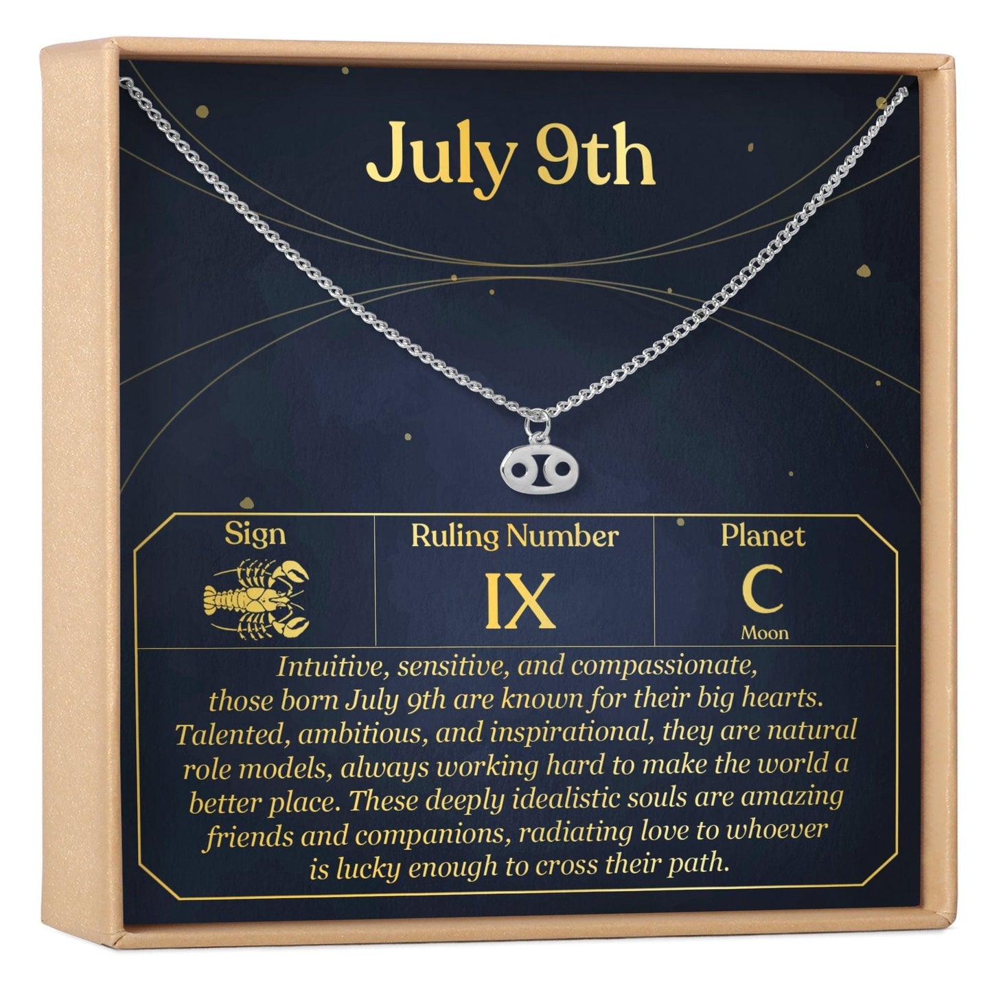 July 9th Cancer Necklace