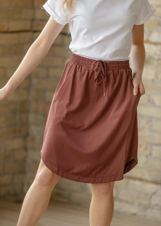 Kenedi Mulberry Athletic Sport Skirt Dress