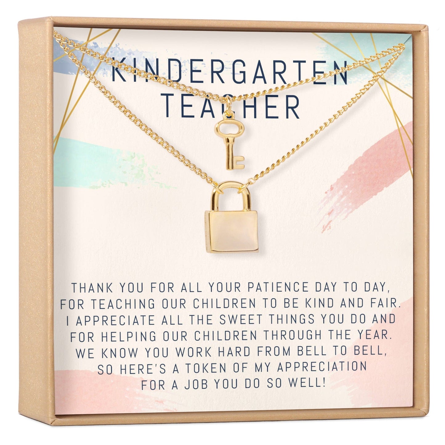 Kindergarten Teacher Necklace, Multiple Styles Jewelry