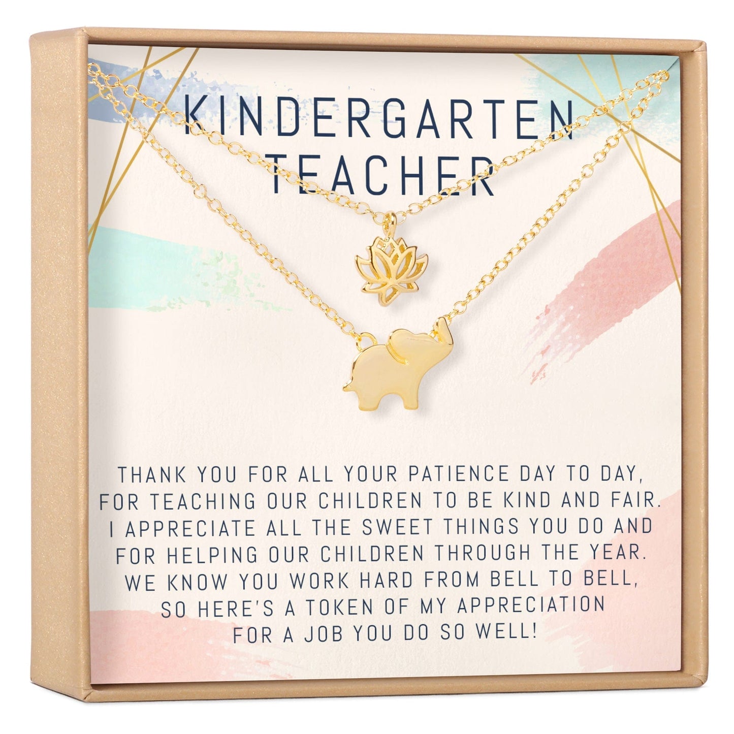 Kindergarten Teacher Necklace, Multiple Styles Jewelry