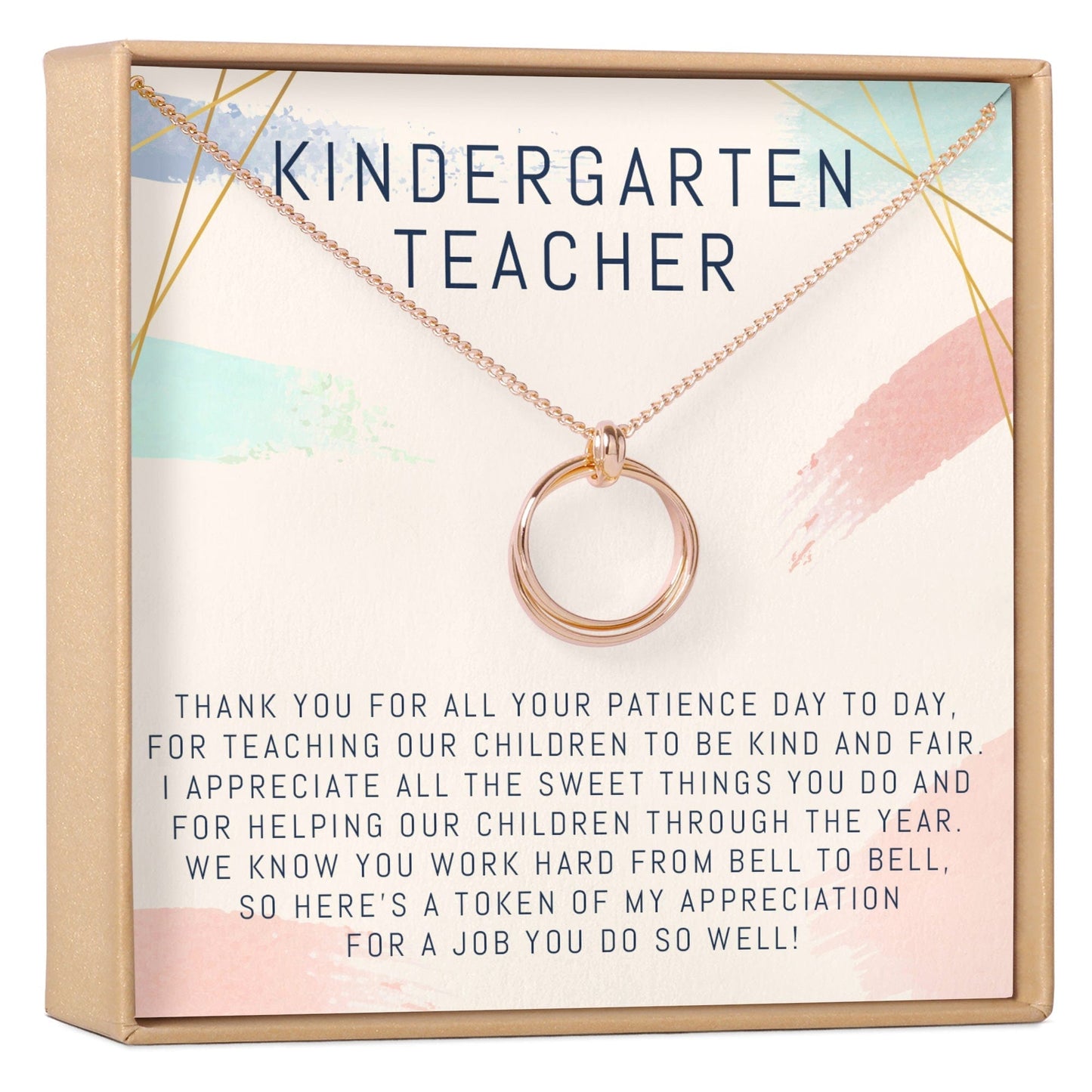Kindergarten Teacher Necklace, Multiple Styles Jewelry
