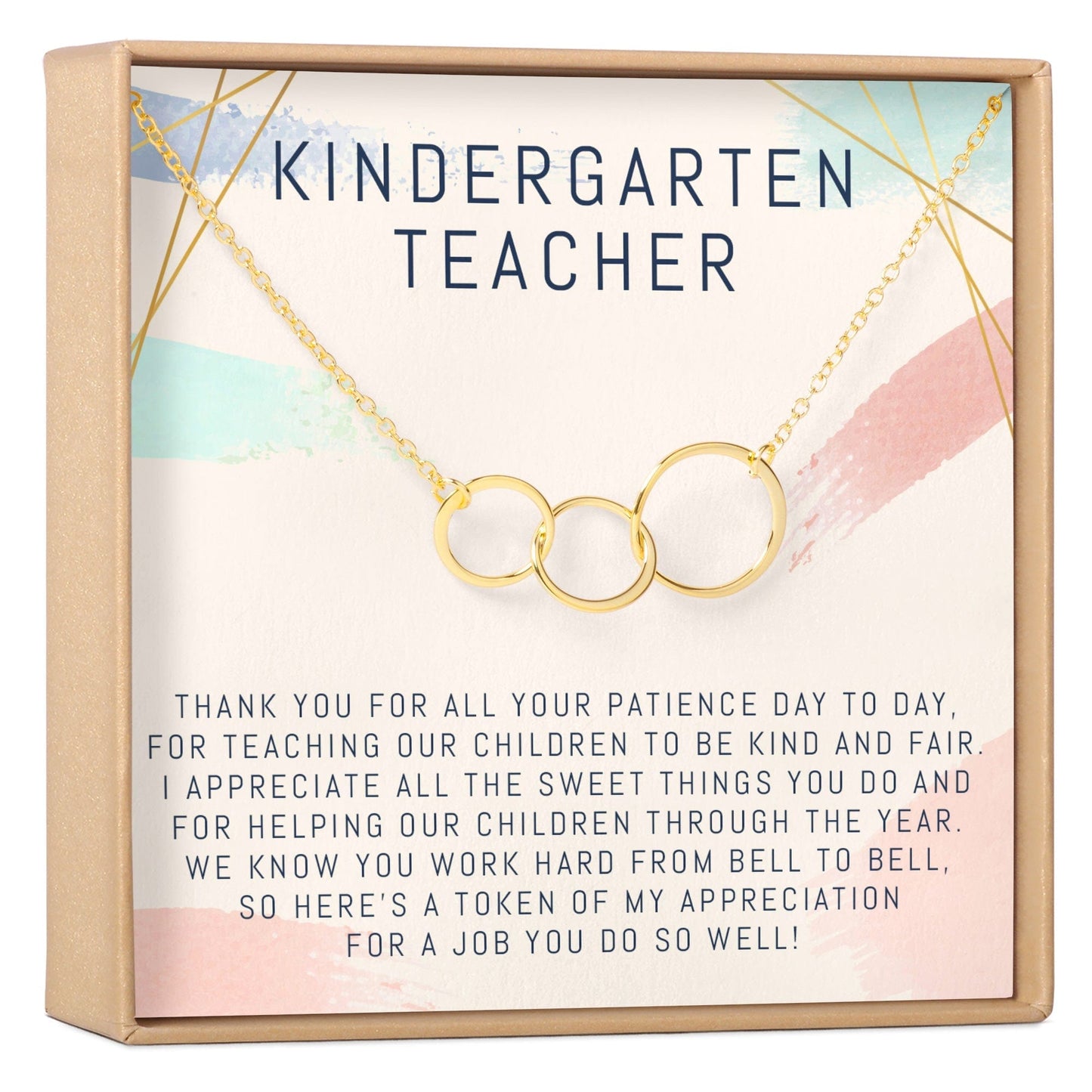 Kindergarten Teacher Necklace, Multiple Styles Jewelry