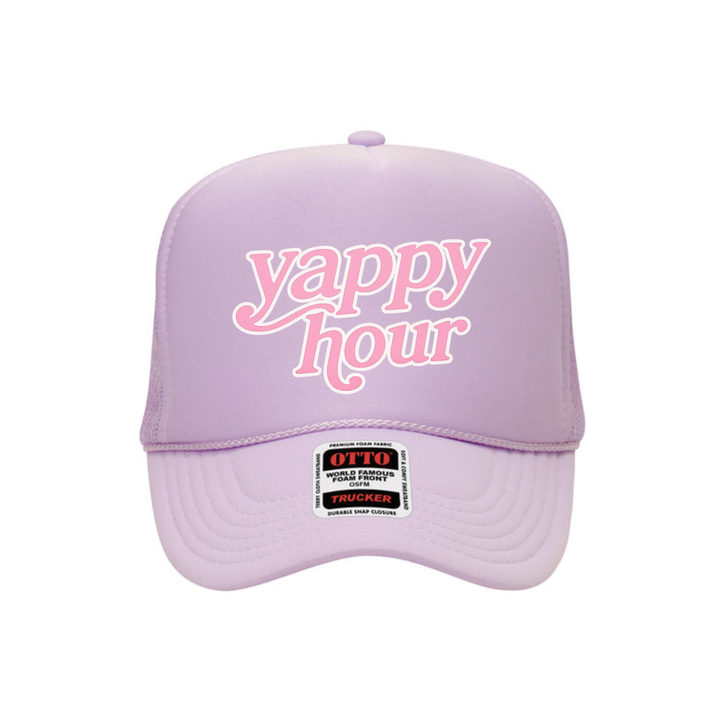 Yappy Hour Foam Trucker Hat | Funny Summer Trucker Cap