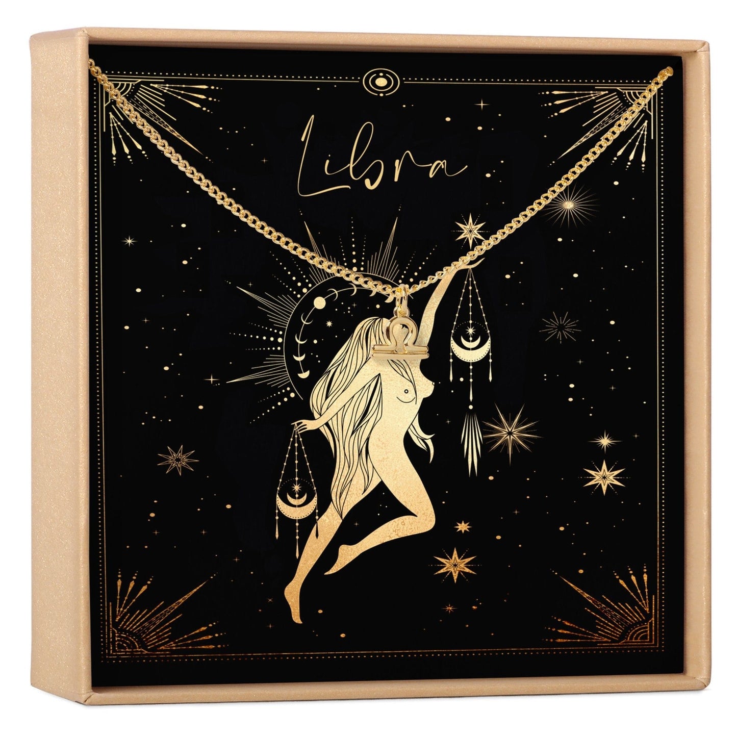 Libra Zodiac Deity Necklace