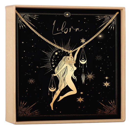 Libra Zodiac Deity Necklace